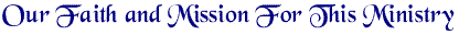 Faith/Mission